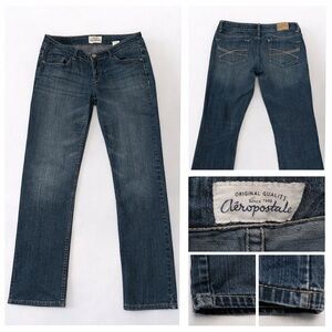 👖 Aeropostale Bootcut Jeans – Medium Wash | Classic Fit/Size 3/4
